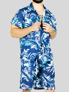 Foto 6 | Conjunto Hombre Verano Camisa Y Short A Juego Conj-076 Diseño 1 Alberca Playa Y Calor