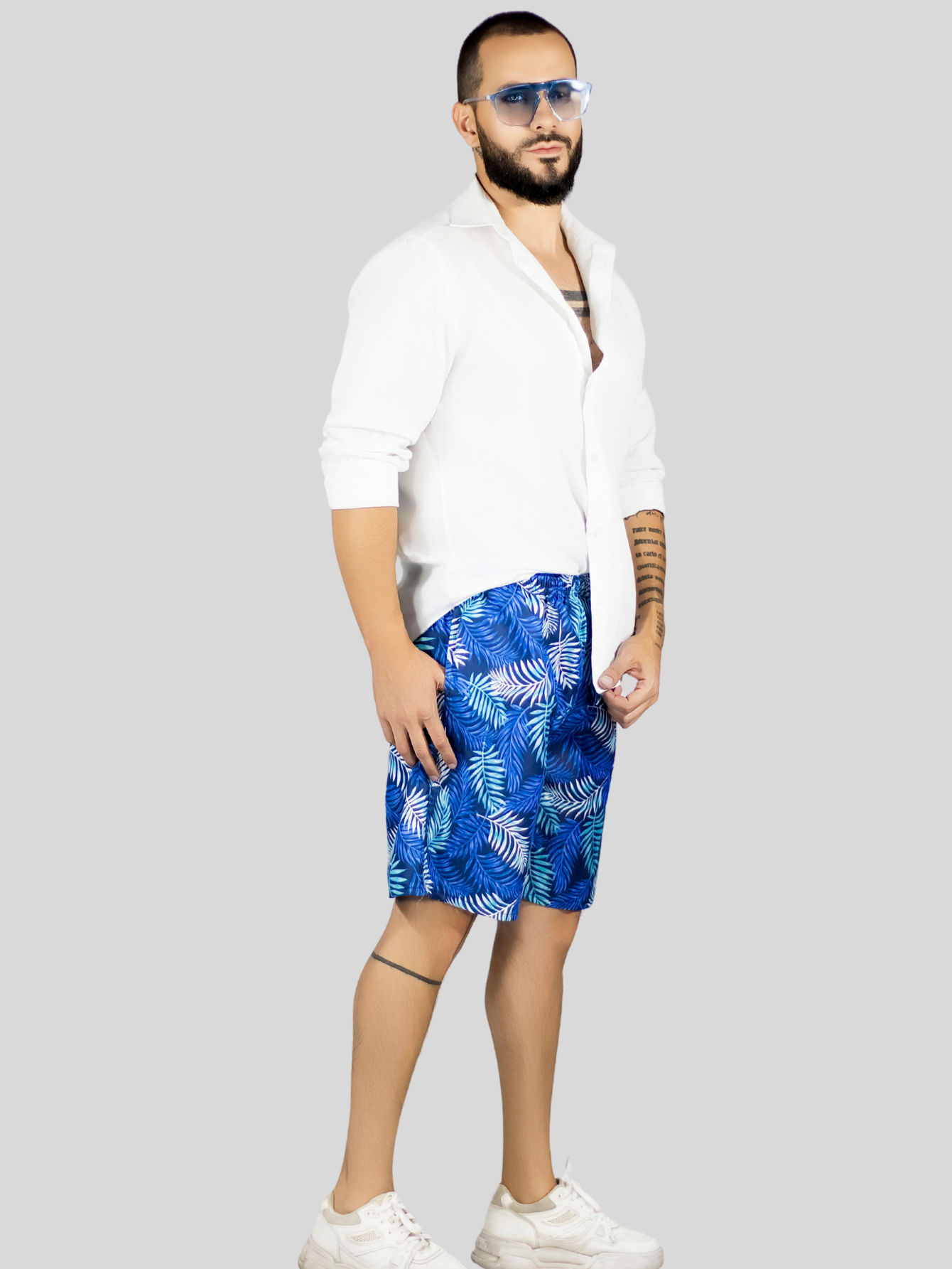 Foto 5 pulgar | Short Hombre Traje De Baño O Casual Sh-059 D9 Cintura Ajustable Y Bolsas