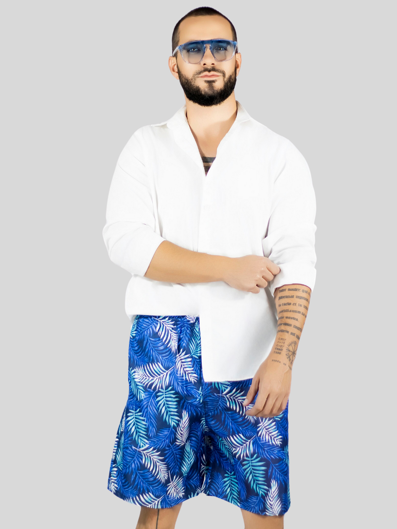 Foto 7 pulgar | Short Hombre Traje De Baño O Casual Sh-059 D9 Cintura Ajustable Y Bolsas