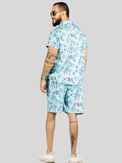 Foto 3 | Conjunto Hombre Verano Camisa Y Short A Juego Conj-076 Diseño 10 Alberca Playa Y Calor