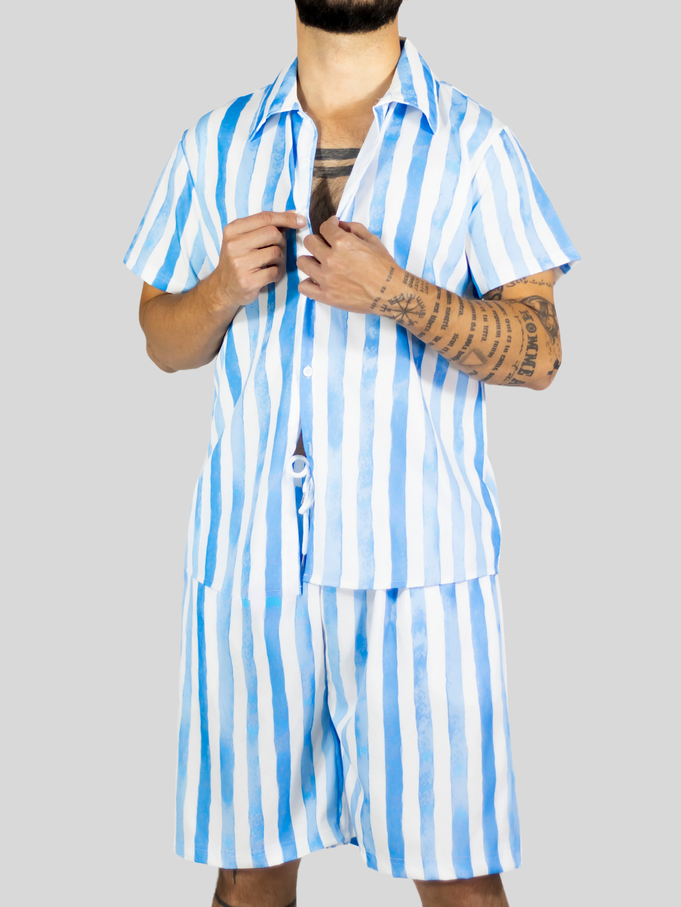 Foto 6 | Conjunto Hombre Verano Camisa Y Short A Juego Conj-076 Diseño 3 Alberca Playa Y Calor