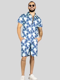 Foto 2 | Conjunto Hombre Verano Camisa Y Short A Juego Conj-076 Diseño 14 Alberca Playa Y Calor
