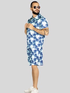 Foto 4 | Conjunto Hombre Verano Camisa Y Short A Juego Conj-076 Diseño 14 Alberca Playa Y Calor