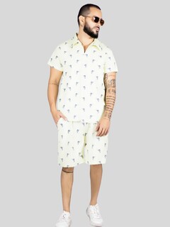Foto 5 | Conjunto Hombre Verano Camisa Y Short A Juego Conj-076 Diseño 8 Alberca Playa Y Calor