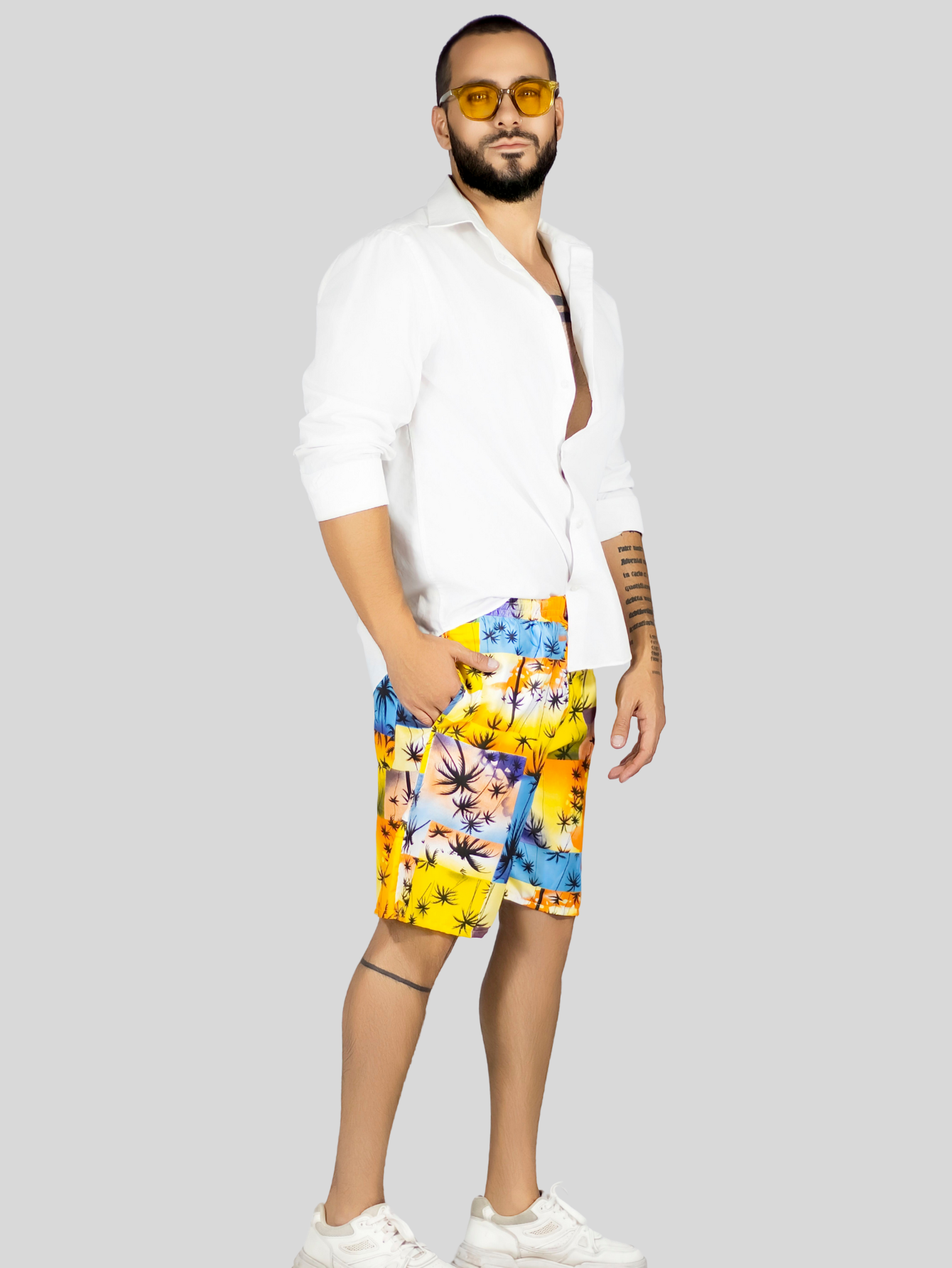 Foto 5 pulgar | Short Hombre Traje De Baño O Casual Sh-059 D1 Cintura Ajustable Y Bolsas