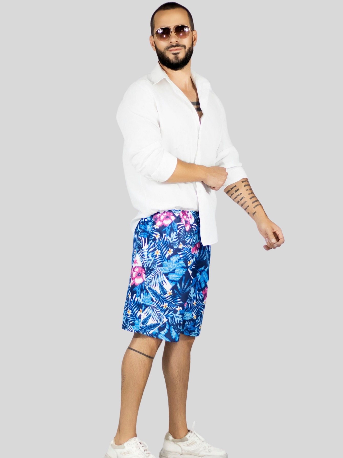 Foto 5 pulgar | Short Hombre Traje De Baño O Casual Sh-059 D3 Cintura Ajustable Y Bolsas