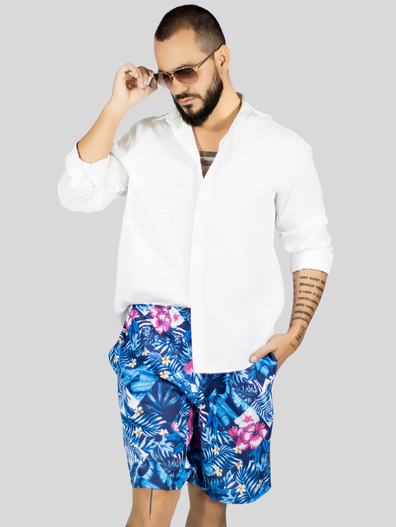 Foto 7 pulgar | Short Hombre Traje De Baño O Casual Sh-059 D3 Cintura Ajustable Y Bolsas