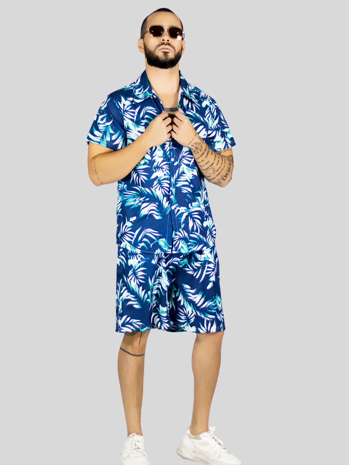 Foto 2 | Conjunto Hombre Verano Camisa Y Short A Juego Conj-076 Diseño 1 Alberca Playa Y Calor