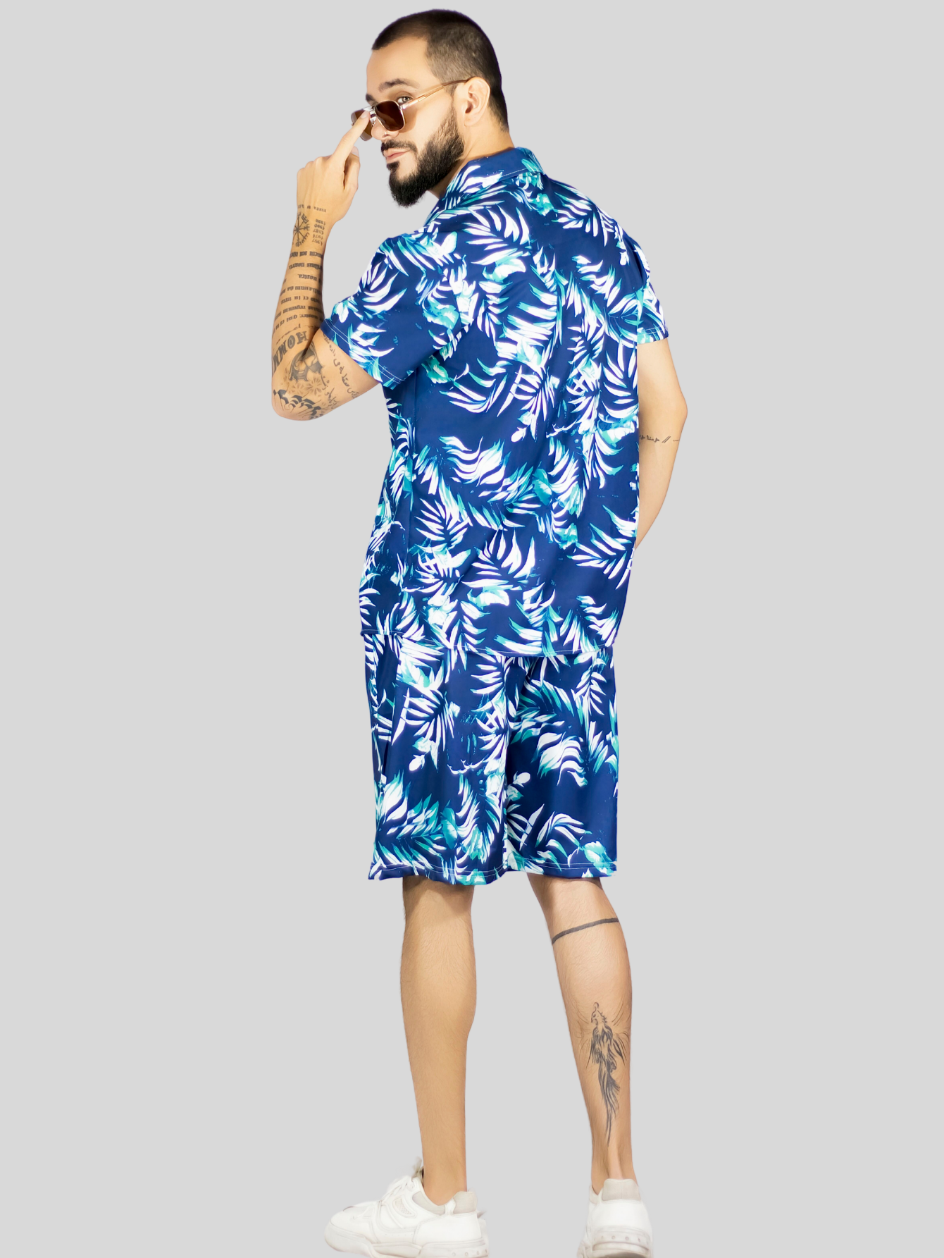 Foto 3 | Conjunto Hombre Verano Camisa Y Short A Juego Conj-076 Diseño 1 Alberca Playa Y Calor