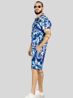 Foto 4 | Conjunto Hombre Verano Camisa Y Short A Juego Conj-076 Diseño 1 Alberca Playa Y Calor