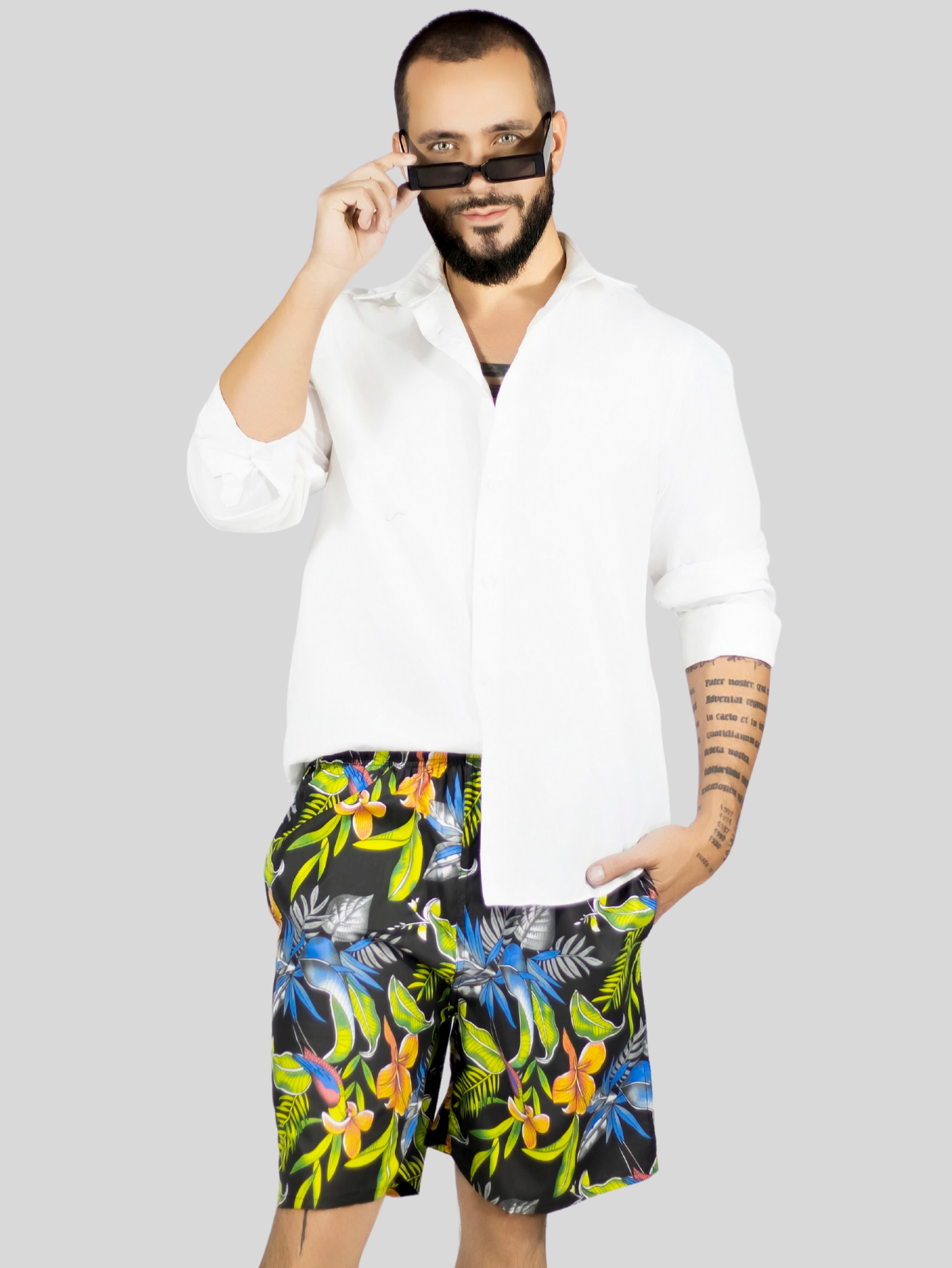 Foto 7 pulgar | Short Hombre Traje De Baño O Casual Sh-059 D2 Cintura Ajustable Y Bolsas