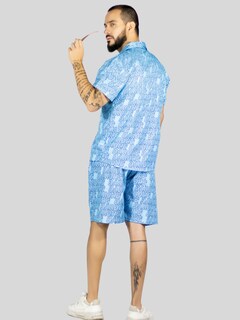 Foto 3 | Conjunto Hombre Verano Camisa Y Short A Juego Conj-076 Diseño 15 Alberca Playa Y Calor