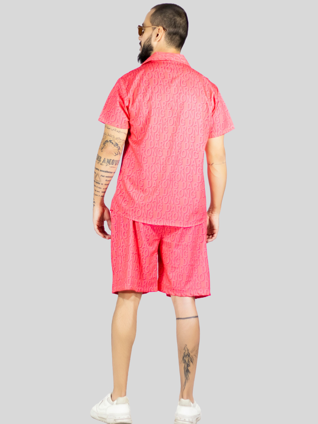 Foto 4 pulgar | Conjunto Hombre Verano Camisa Y Short A Juego Conj-076 Diseño 9 Alberca Playa Y Calor