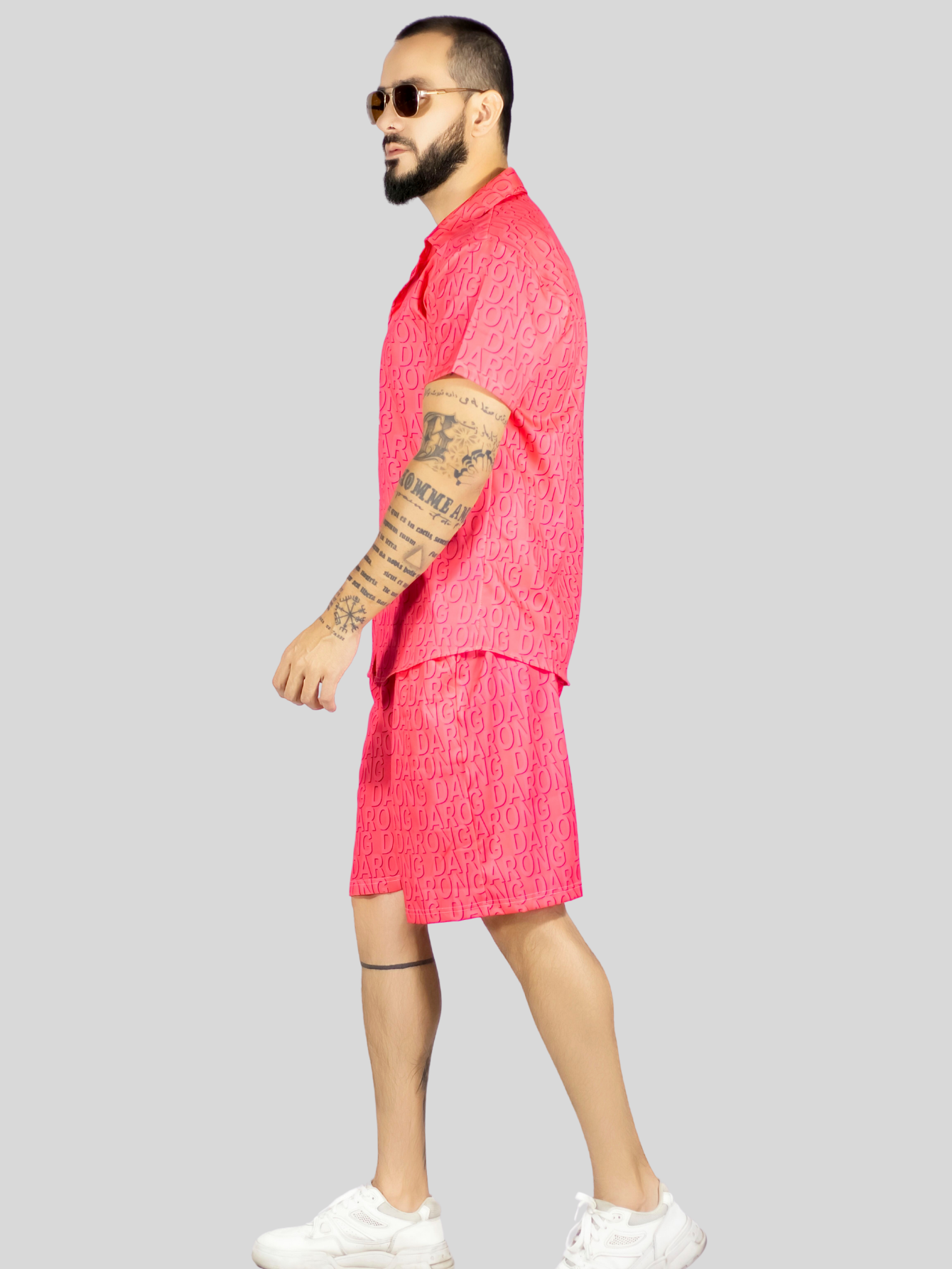 Foto 5 pulgar | Conjunto Hombre Verano Camisa Y Short A Juego Conj-076 Diseño 9 Alberca Playa Y Calor