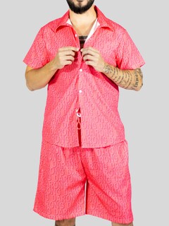 Foto 6 | Conjunto Hombre Verano Camisa Y Short A Juego Conj-076 Diseño 9 Alberca Playa Y Calor