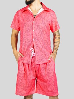 Foto 7 | Conjunto Hombre Verano Camisa Y Short A Juego Conj-076 Diseño 9 Alberca Playa Y Calor
