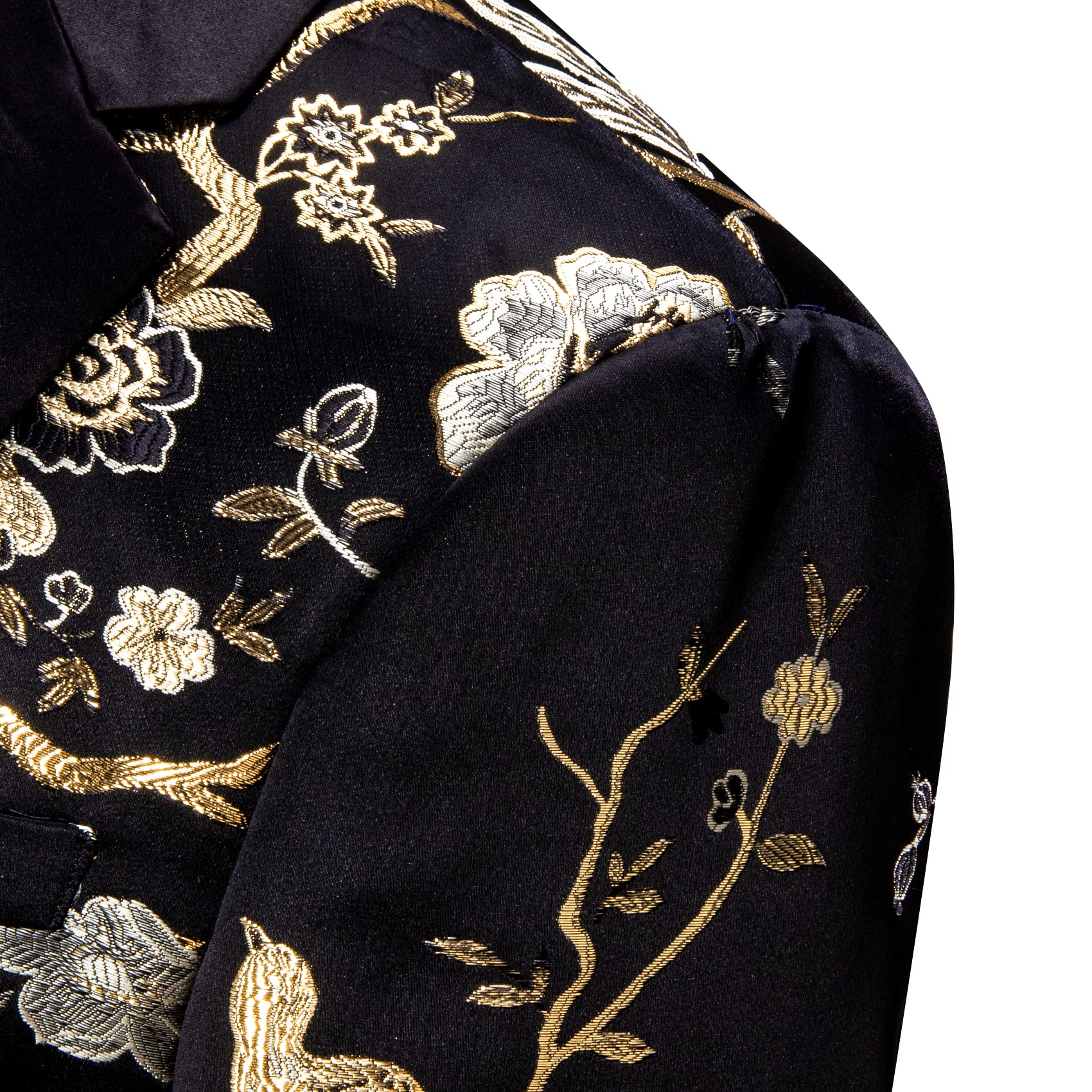 Foto 7 | Chaqueta Tipo Blazer Barry.wang Floral Paisley Para Hombre - Venta Internacional.