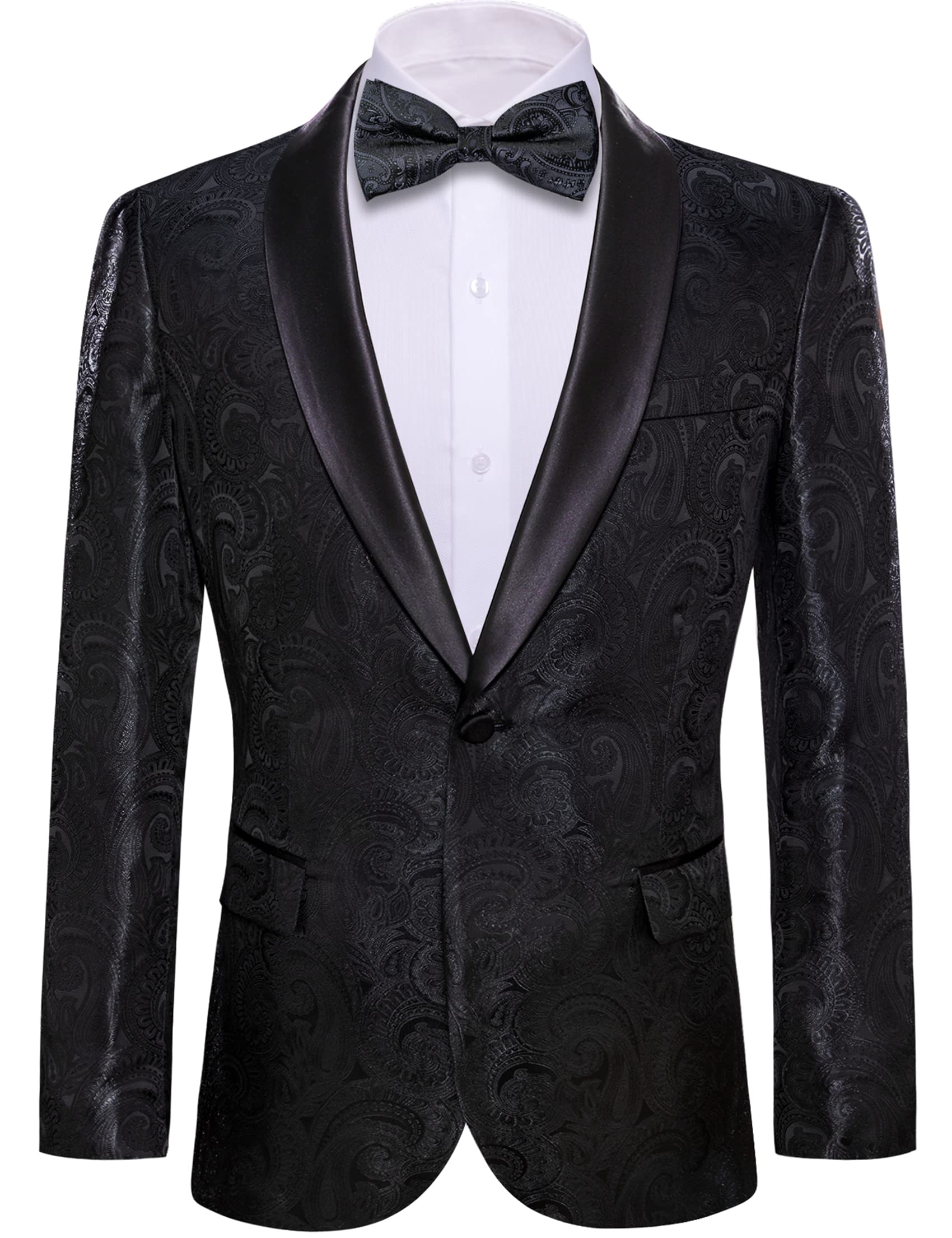 Chaqueta Tipo Blazer, Estilo Esmoquin Barry.wang, Estampado Floral, Cachemir, Para Hombre - Venta Internacional.