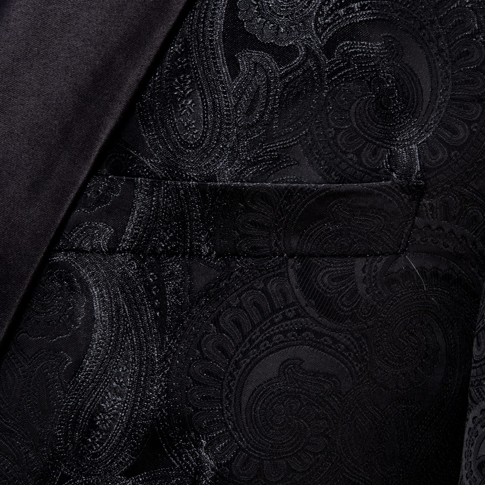 Foto 6 pulgar | Chaqueta Tipo Blazer, Estilo Esmoquin Barry.wang, Estampado Floral, Cachemir, Para Hombre - Venta Internacional.