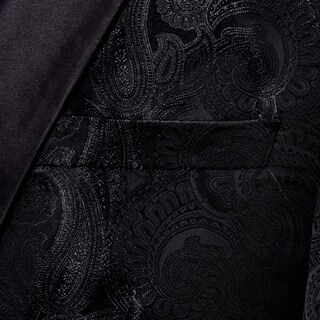 Foto 5 | Chaqueta Tipo Blazer, Estilo Esmoquin Barry.wang, Estampado Floral, Cachemir, Para Hombre - Venta Internacional.