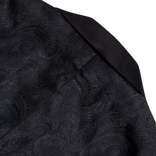Foto 6 | Chaqueta Tipo Blazer, Estilo Esmoquin Barry.wang, Estampado Floral, Cachemir, Para Hombre - Venta Internacional.