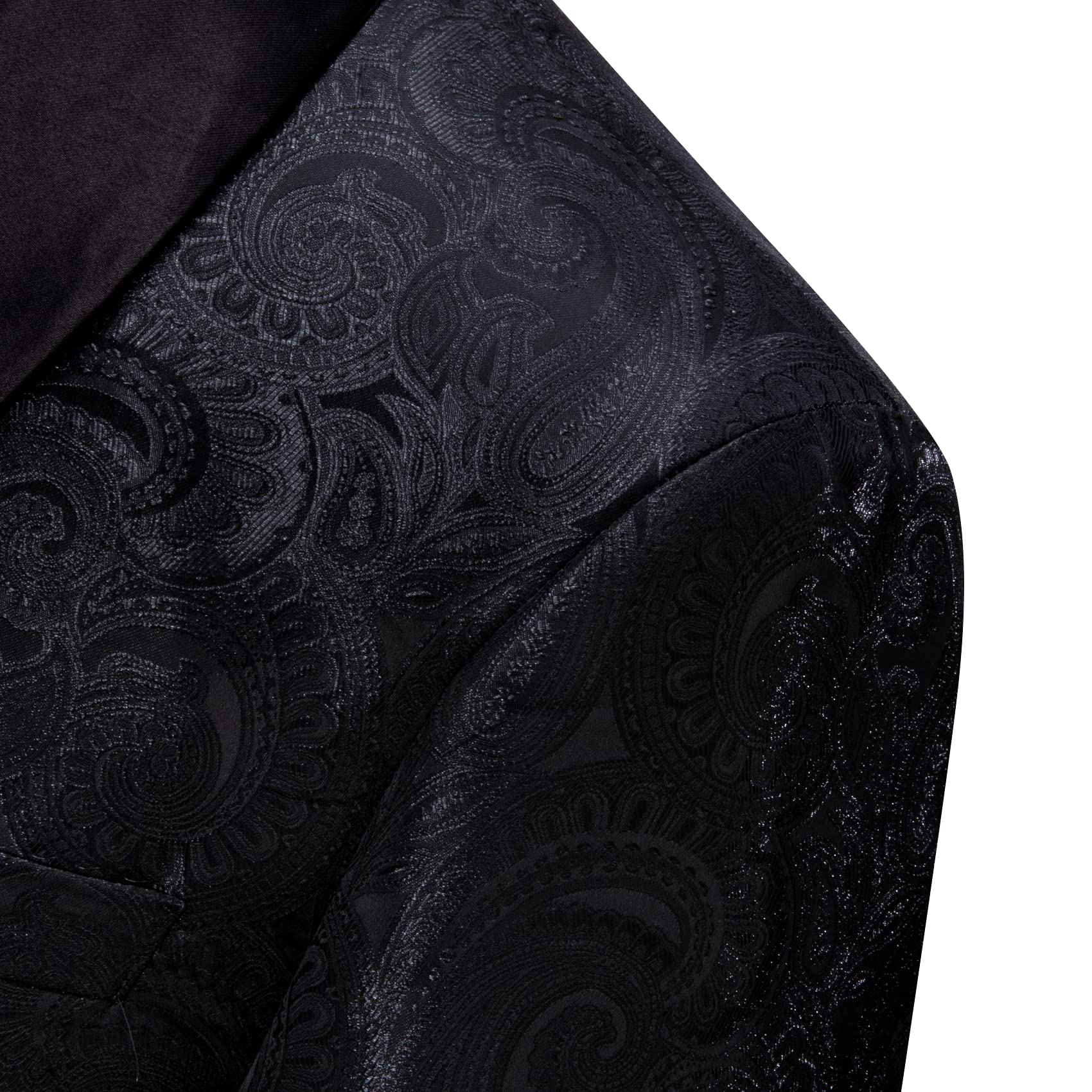 Foto 8 pulgar | Chaqueta Tipo Blazer, Estilo Esmoquin Barry.wang, Estampado Floral, Cachemir, Para Hombre - Venta Internacional.
