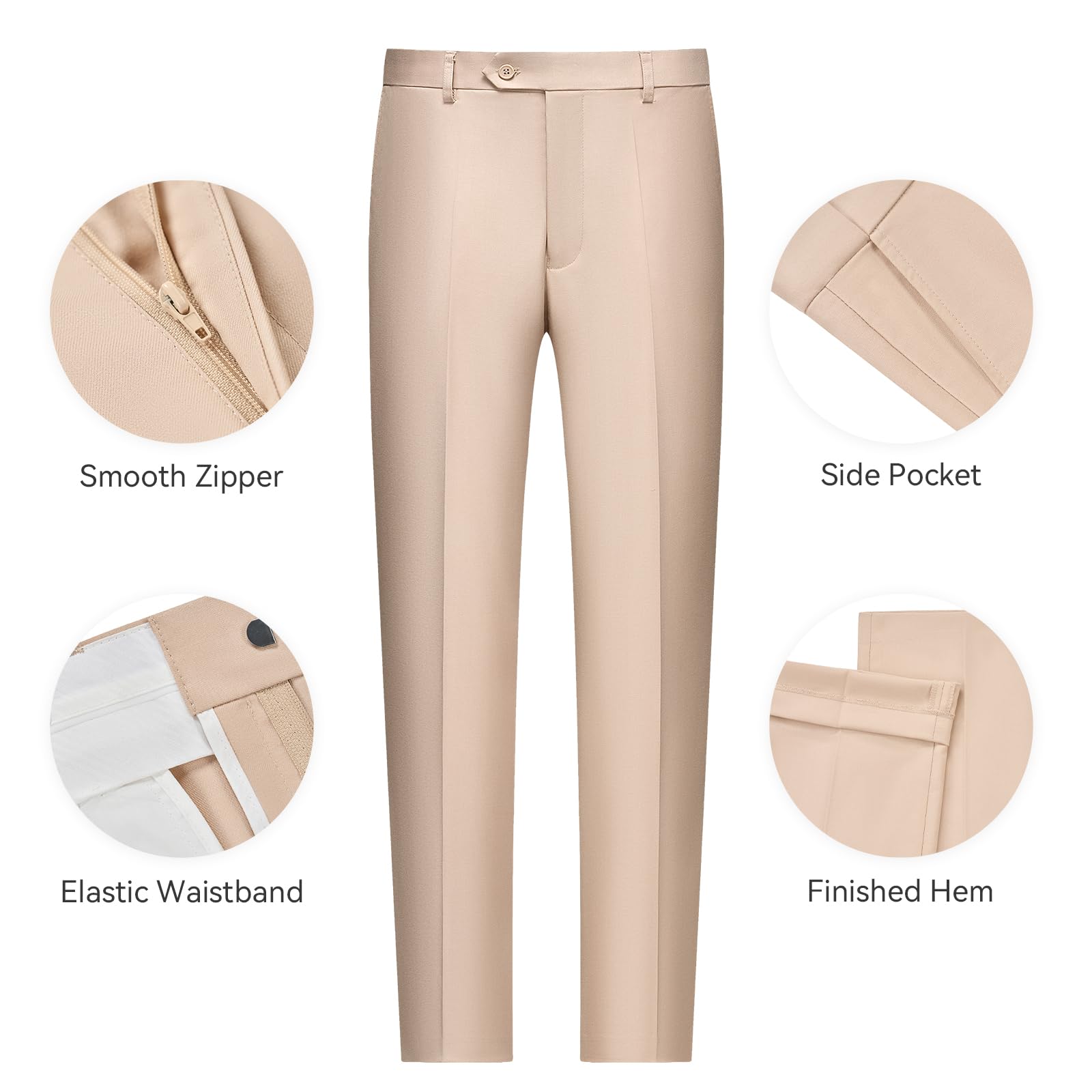 Foto 6 | Traje De Esmoquin Ween Charm De 3 Piezas, Ajustado, Formal, Para Hombres De Negocios - Venta Internacional.