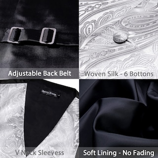 Foto 7 | Conjunto De Chaleco, Chaleco Y Corbata, Vestido De Novia Barry.wang Flower - Venta Internacional.
