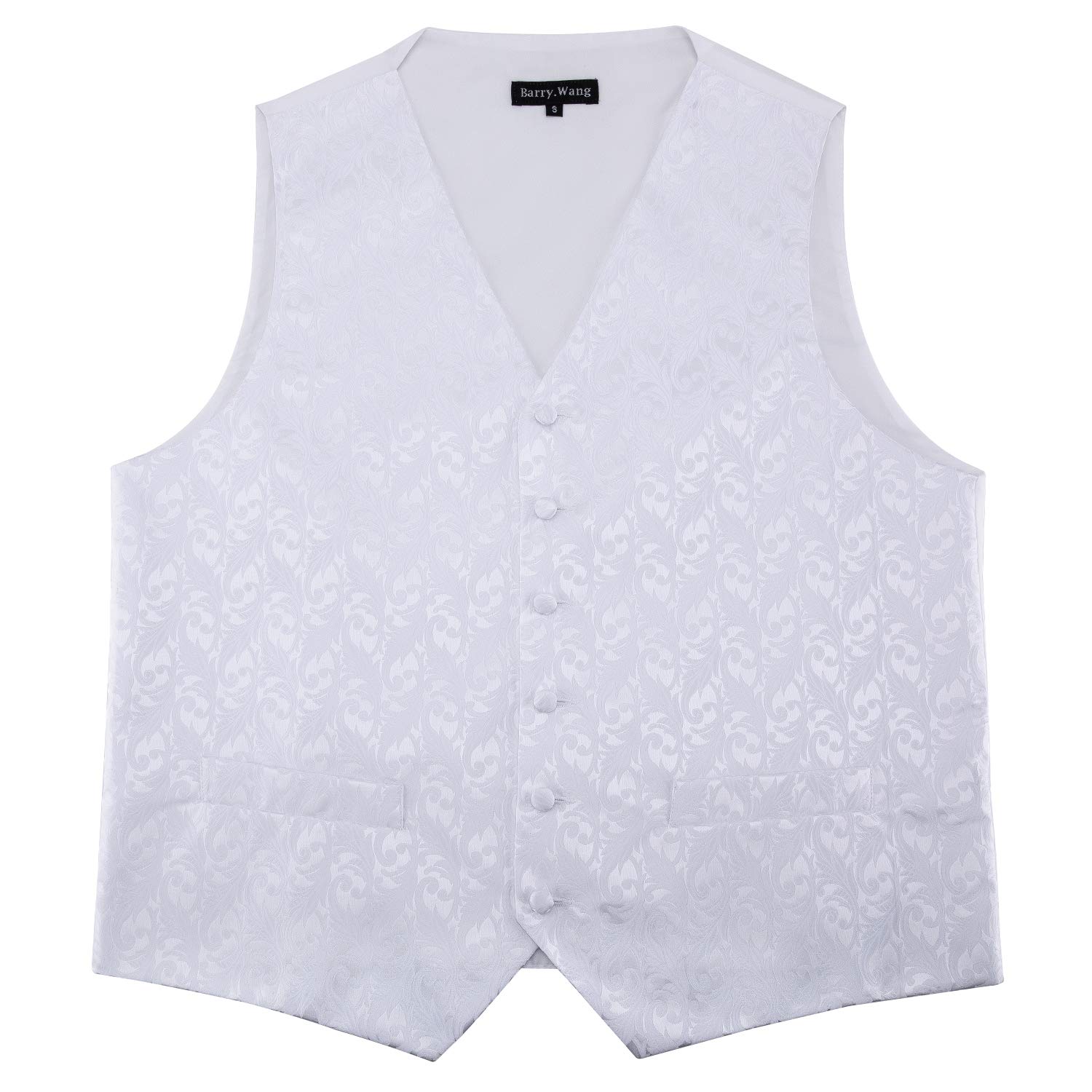 Foto 7 pulgar | Conjunto de Chaleco Barry.wang Paisley Jacquard de Seda 5 Unidades para Hombre - Venta Internacional