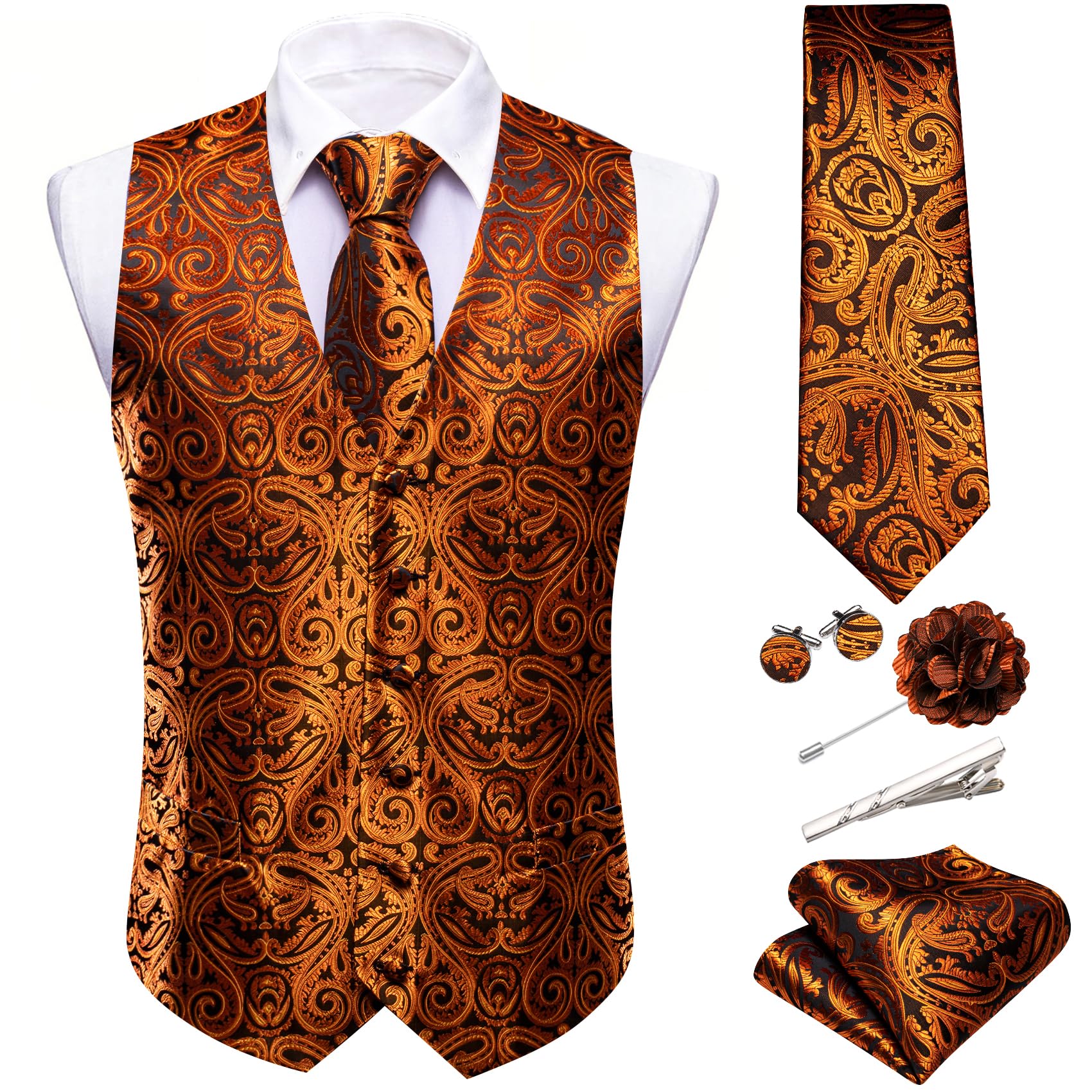 Foto 1 | Set de Chaleco Barry.Wang 6 Piezas para Hombre-Venta Internacional