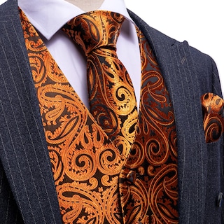Foto 3 | Set de Chaleco Barry.Wang 6 Piezas para Hombre-Venta Internacional