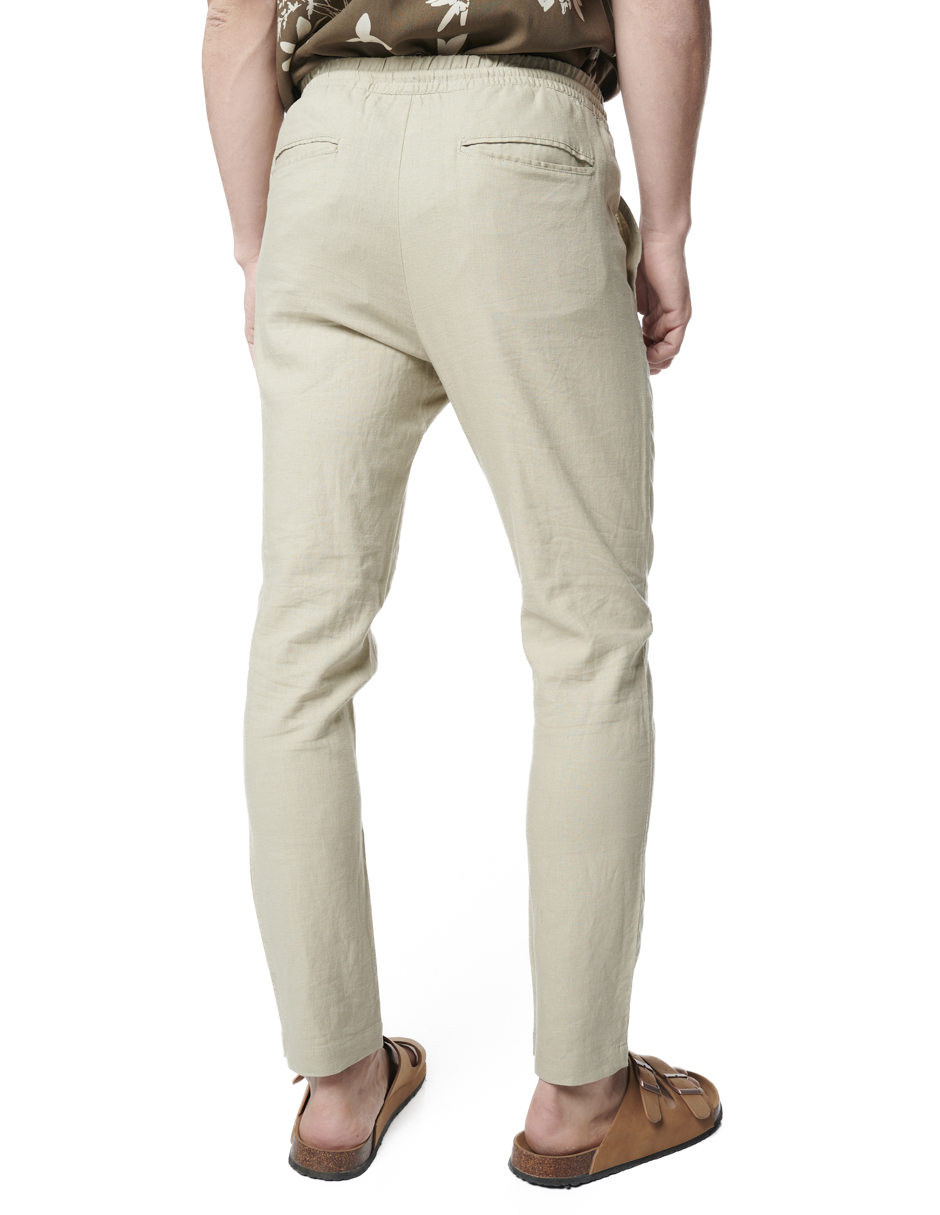 Foto 3 pulgar | Pantalón de Lino Generra 318302 color Beige para Hombre