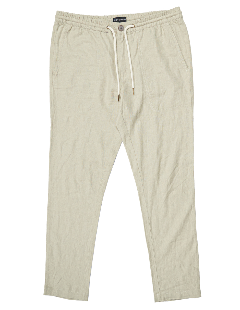 Foto 5 pulgar | Pantalón de Lino Generra 318302 color Beige para Hombre