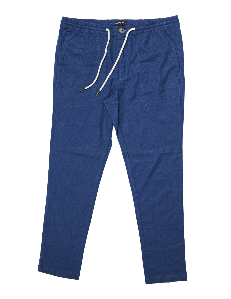 Foto 4 | Pantalón Generra Regular Fit color Azul para Hombre