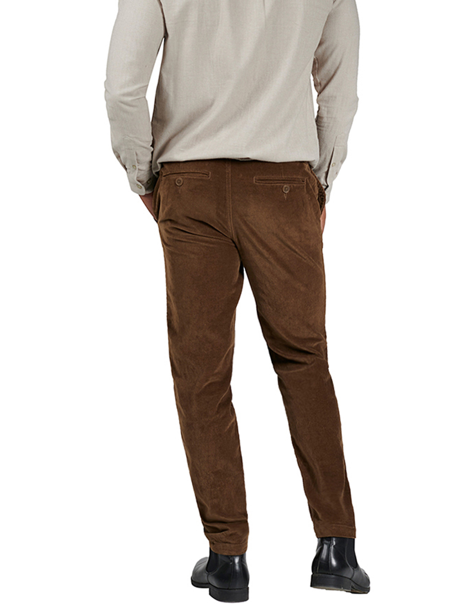 Foto 2 | Pantalón Regular Fit Generra 228302 color Marrón para Hombre