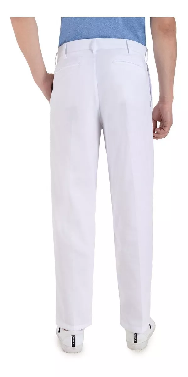 Foto 4 pulgar | Pantalón de Vestir Uni color Blanco para Hombre