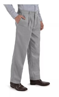 Foto 3 | Pantalon de Vestir Uni Casual de Gabardina con Pinzas y Bolsas