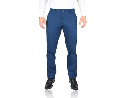 Foto 4 | Pantalón De Vestir Para Hombre Rams Cottons Modelo Cartagena Color Azul Plumbago Corte Slim Fit Stretch