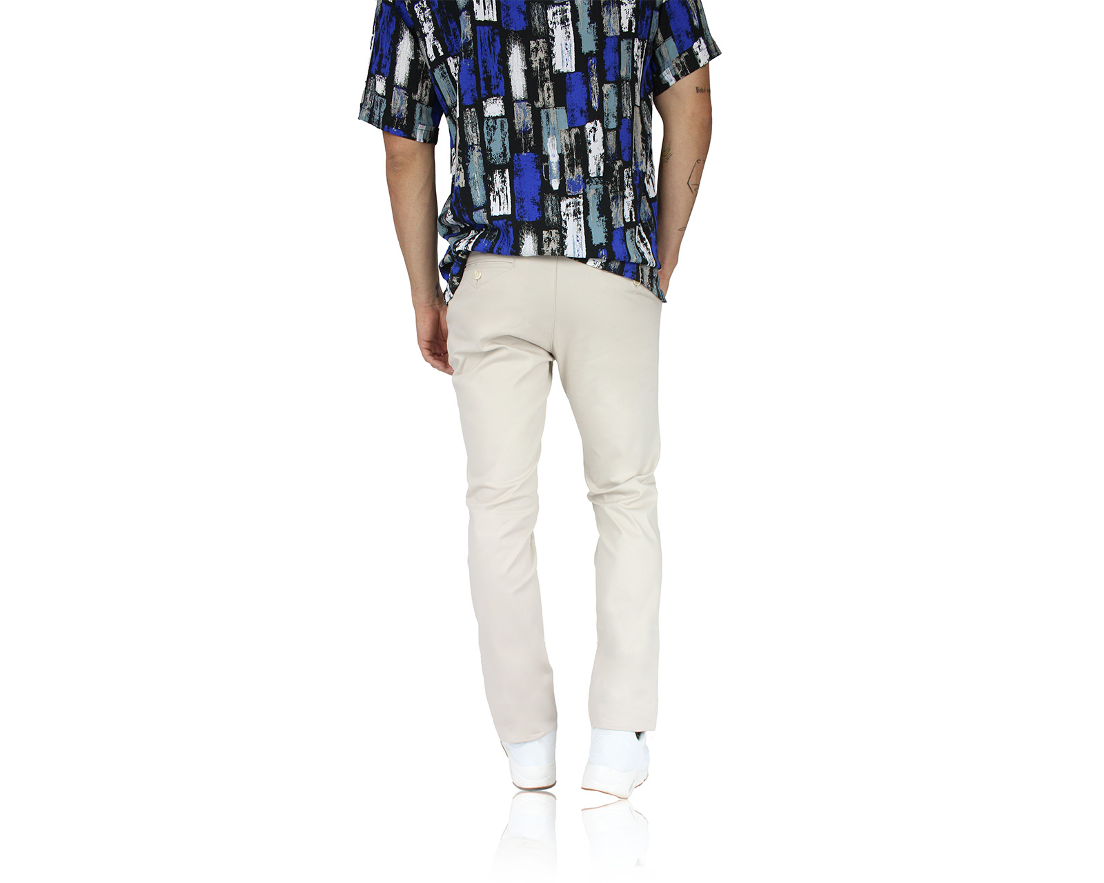 Foto 8 pulgar | Pantalón De Vestir Para Hombre Rams Cottons Modelo Cartagena Color Arena Corte Slim Fit Stretch