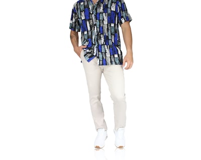 Foto 8 | Pantalón De Vestir Para Hombre Rams Cottons Modelo Cartagena Color Arena Corte Slim Fit Stretch