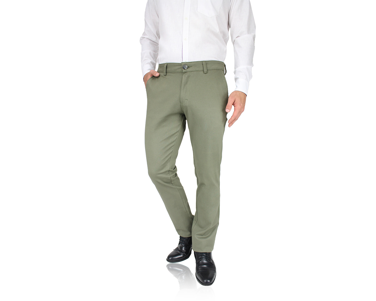 Foto 3 pulgar | Pantalón De Vestir Para Hombre Rams Cottons Modelo Cartagena Color Camel Corte Slim Fit Stretch
