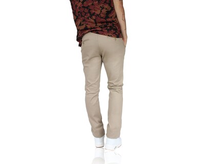 Foto 6 | Pantalón De Vestir Para Hombre Rams Cottons Modelo Cartagena Color Caki Corte Slim Fit Stretch