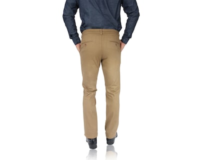 Foto 3 | Pantalón De Vestir Para Hombre Rams Cottons Modelo Cartagena Color Camel Corte Slim Fit Stretch