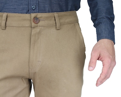Foto 4 | Pantalón De Vestir Para Hombre Rams Cottons Modelo Cartagena Color Camel Corte Slim Fit Stretch