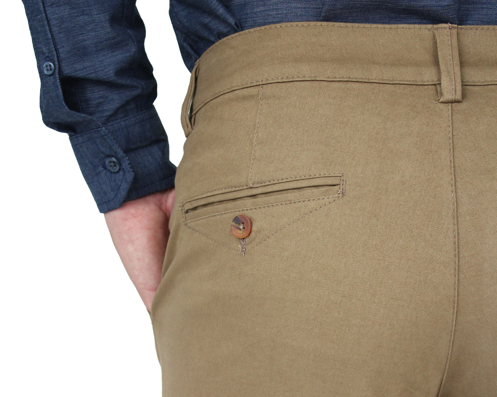 Foto 6 pulgar | Pantalón De Vestir Para Hombre Rams Cottons Modelo Cartagena Color Camel Corte Slim Fit Stretch