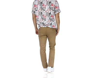Foto 7 | Pantalón De Vestir Para Hombre Rams Cottons Modelo Cartagena Color Camel Corte Slim Fit Stretch