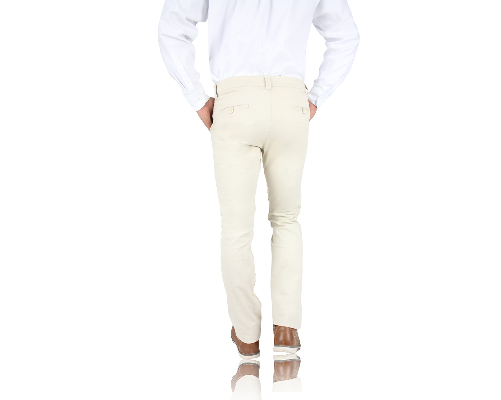 Foto 4 pulgar | Pantalón de Vestir Rams Chino Arena Slim Fit para Hombre