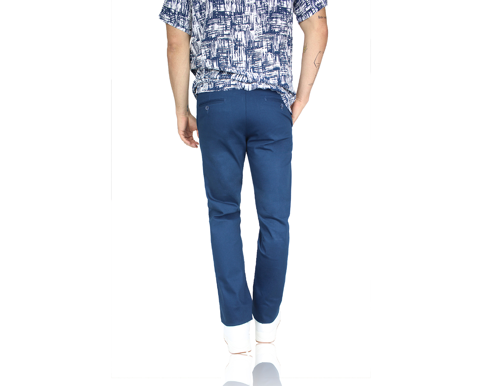 Foto 5 | Pantalón de Vestir Rams Cottons Regularcut Azul Corte Regular para Hombre