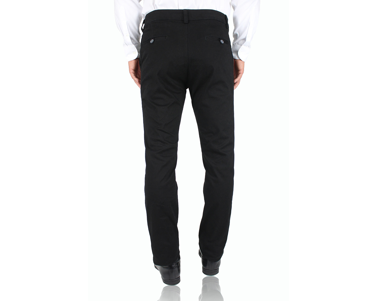 Foto 4 pulgar | Pantalón de Vestir Rams Cottons Negro Slim Fit para Hombre