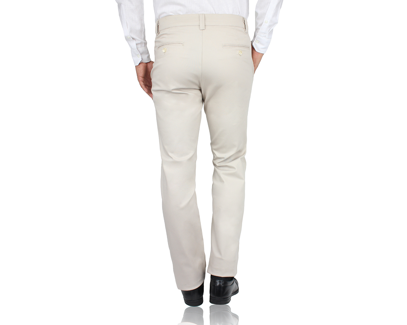 Foto 4 pulgar | Pantalón de Vestir Rams Cottons Regularcut color Arena Corte Regular para Hombre